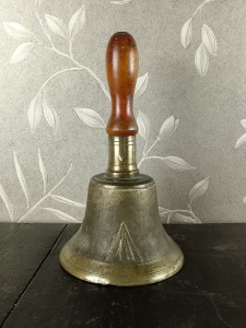 WWII British Military Cast Brass ARP Handbell  Warning Bell c.1940 (2).jpg